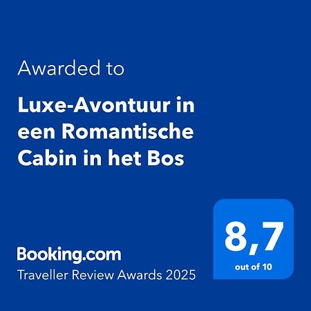 Luxe-Avontuur In Een Romantische Cabin In Het Bos Stekene 외부 사진