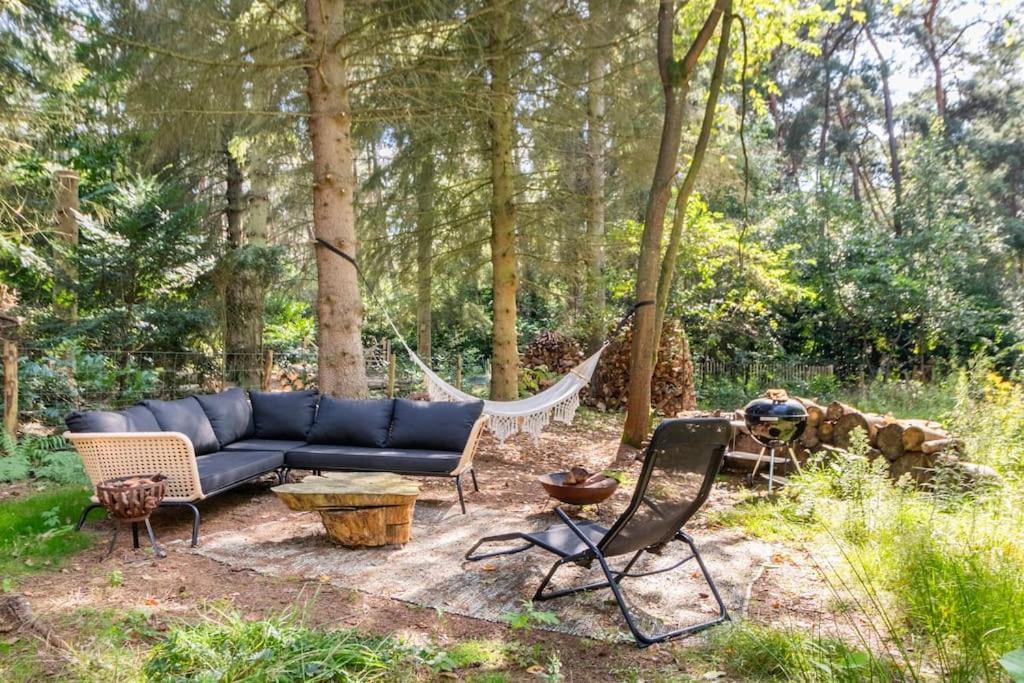 Luxe-Avontuur In Een Romantische Cabin In Het Bos Stekene 외부 사진