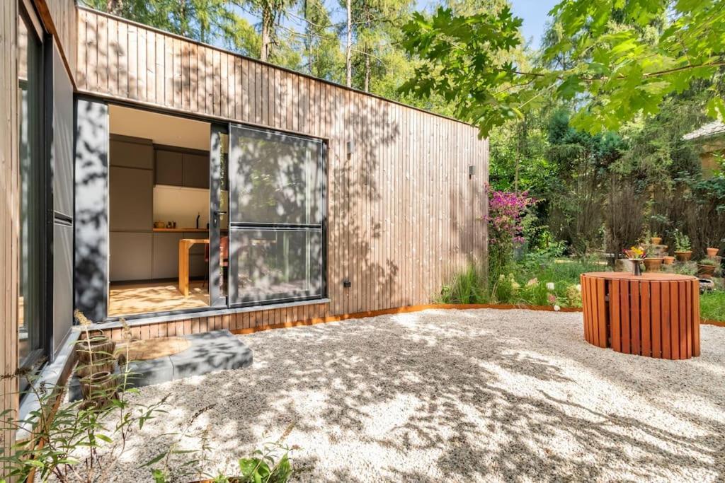 Luxe-Avontuur In Een Romantische Cabin In Het Bos Stekene 외부 사진